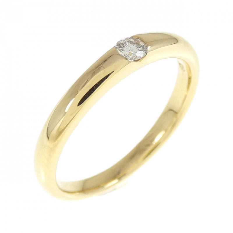 Nhẫn kim cương K18YG 0.07CT 669307