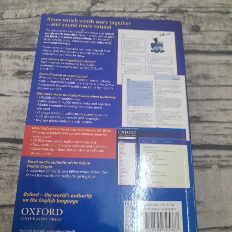 Oxford Collocations Dictionary 2nd Edition 594678