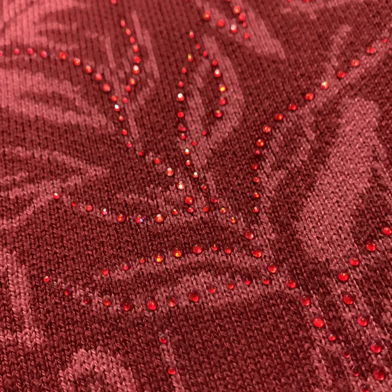 Áo len nữ tay dài màu đỏ 729196