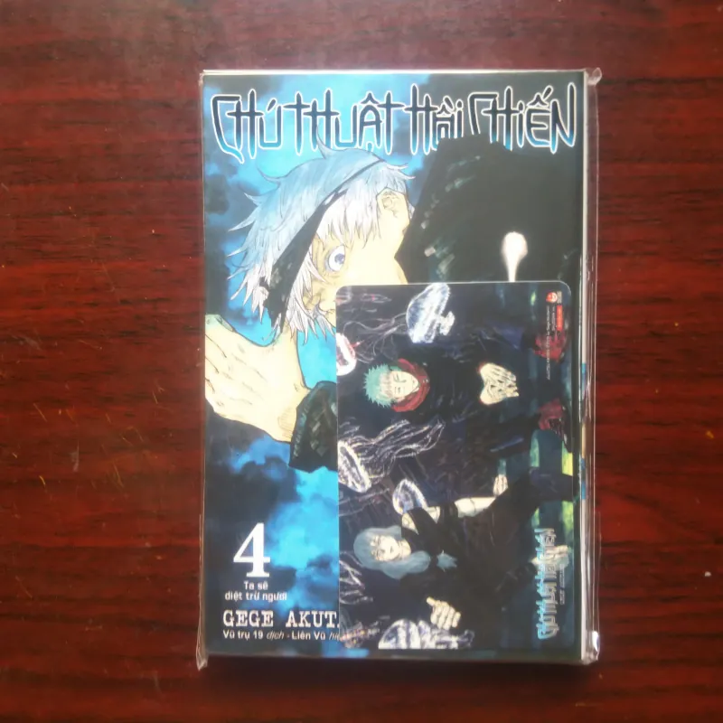 Chú Thuật Hồi Chiến - Jujutsu Kaisen (Gege Akutami) JJK Tập 1-6 Bản In Đầu Có PVC Card 1030805