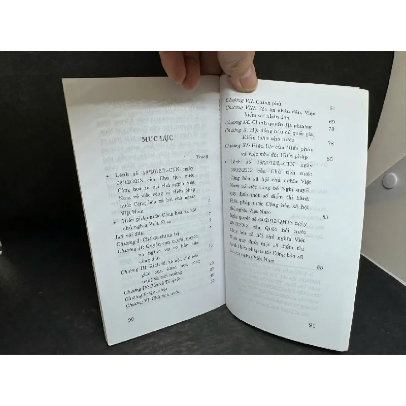 [Phiên Chợ Sách Cũ] Hiến Pháp Nước Cộng Hòa Xã Hội Chủ Nghĩa Việt Nam, 2020 - H1108 689893