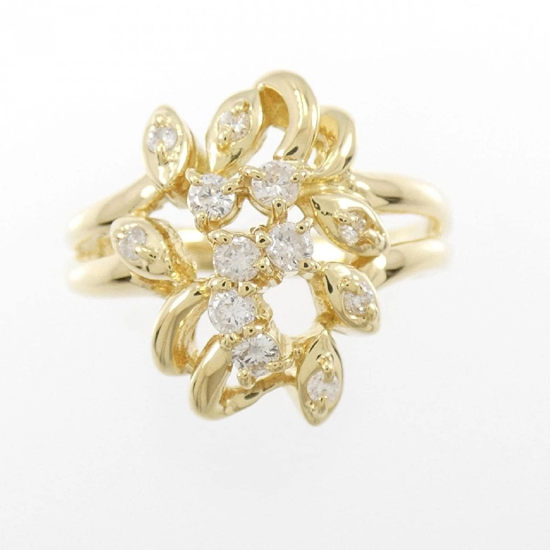 Nhẫn kim cương K18YG 0.24CT 671568