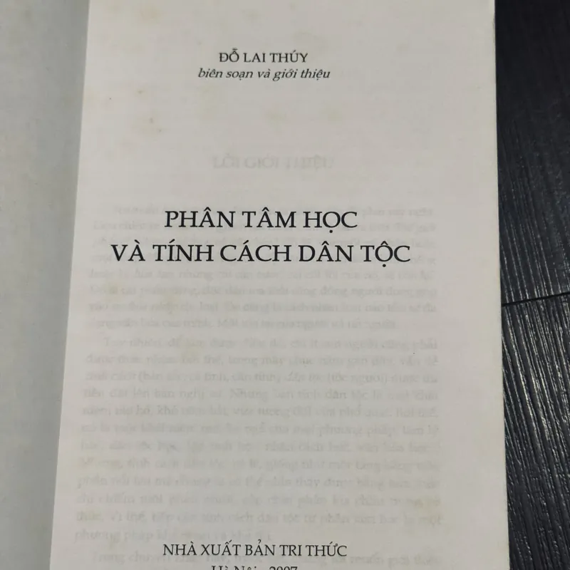 Phân tâm học và tính cách dân tộc - Đỗ Lai Thuý 568496