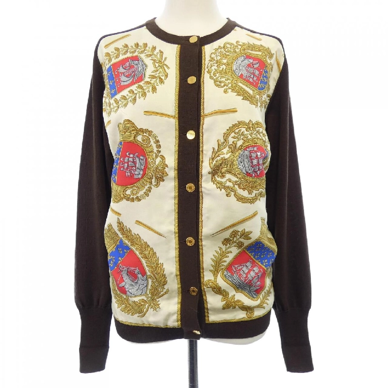 HERMES LES ARMES DE PARIS Áo khoác cardigan - Hàng hiệu Authentic 774362