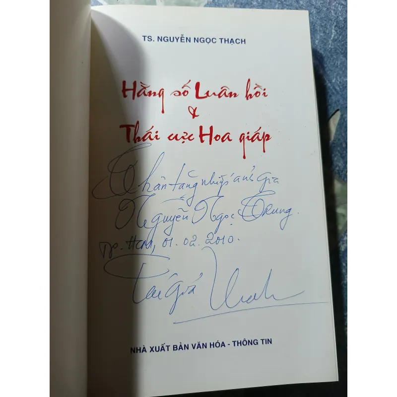 Hằng số luân hồi Thái Cực Hoa Pháp - Nguyễn Ngọc Thạch 974136