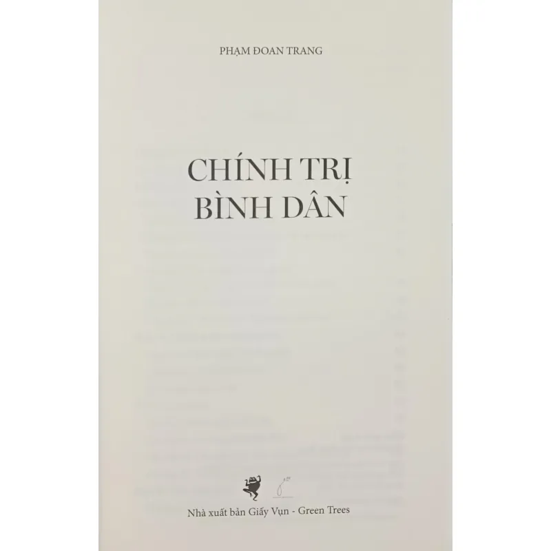 Chính trị bình dân 750701