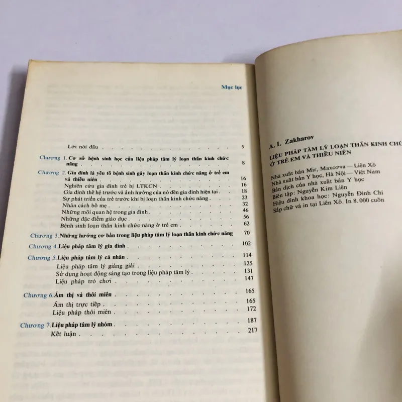 LIỆU PHÁP TÂM LÝ LOẠN THẦN KINH CHỨC NĂNG Ở TRẺ EM VÀ THIẾU NIÊN 675348