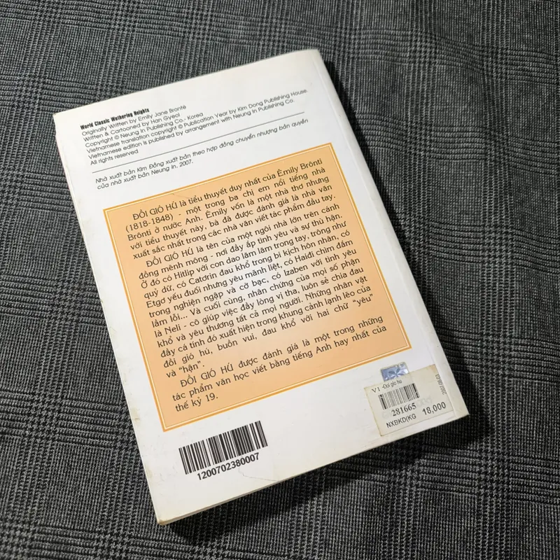 (Truyện tranh Danh tác thế giới) Đồi Gió Hú - Emily Bronti (nguyên tác) - NXB Kim Đồng 701031