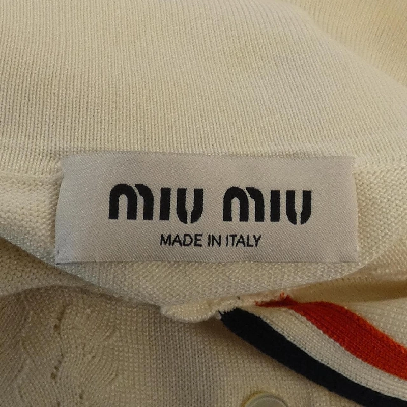 MIU MIU MIU MIU Logo MML676 110B Áo polo 629665