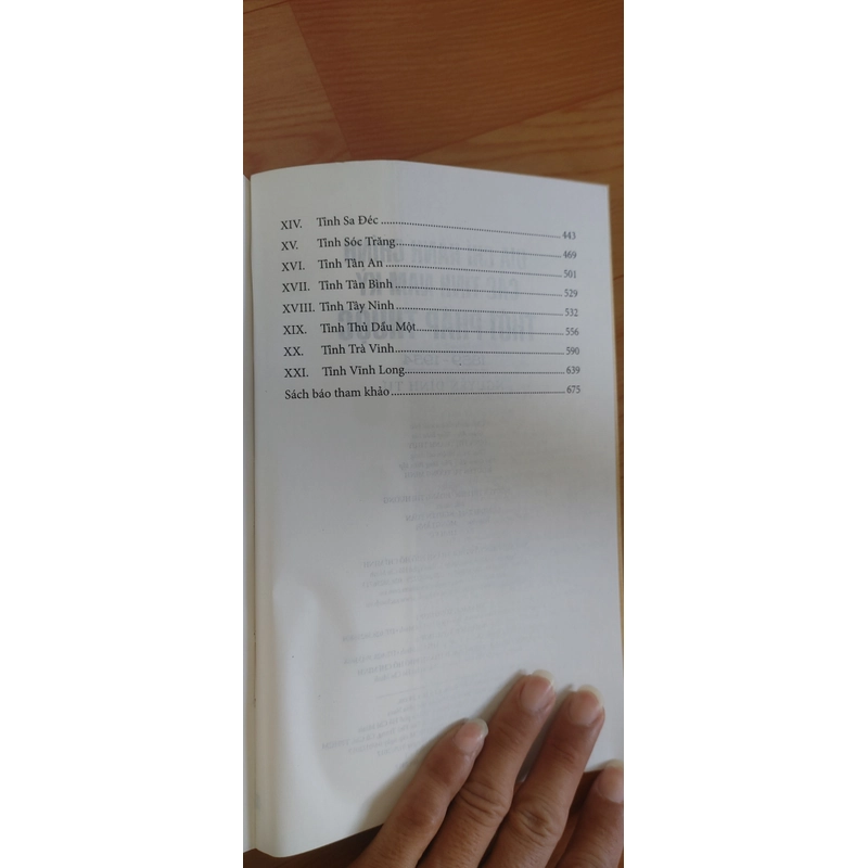Địa CHÍ HÀNH CHÍNH CÁC TỈNH NAM KỲ  497817