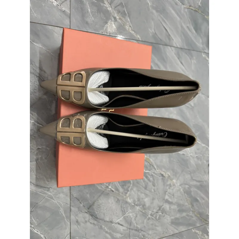 Giày cao gót BB cao 9cm. Gót đỏ màu xi măng hàng chính hãng order 599k pass rẻ 200k 1030477