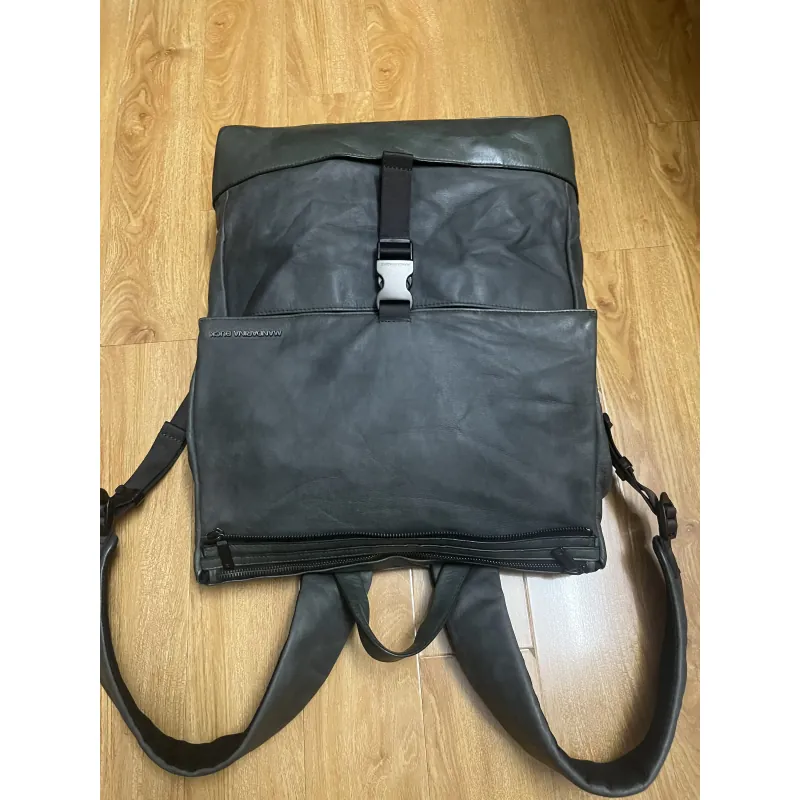 Balo nam 33x44x10 da thật 2hand 1013066