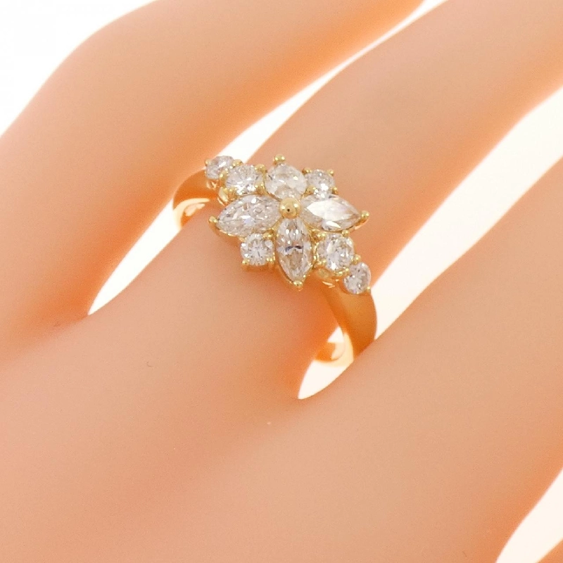 Nhẫn kim cương K18YG 1.00CT 668134