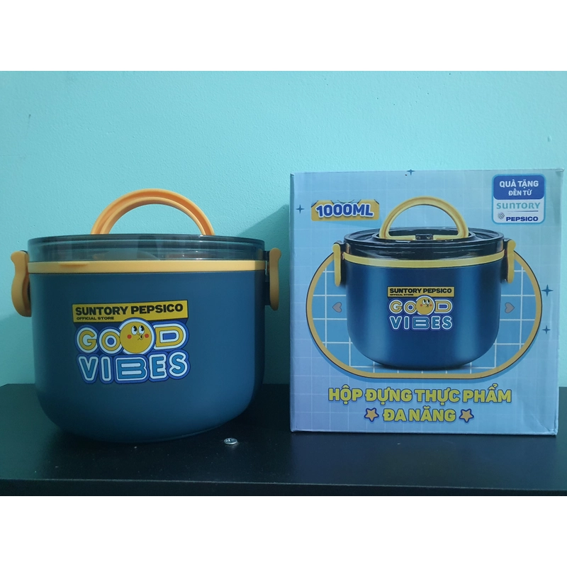 Hộp đựng thực phẩm đa năng, inox 304 - Dung tích 1L (Quà tặng nhãn hàng Pepsi) 493265