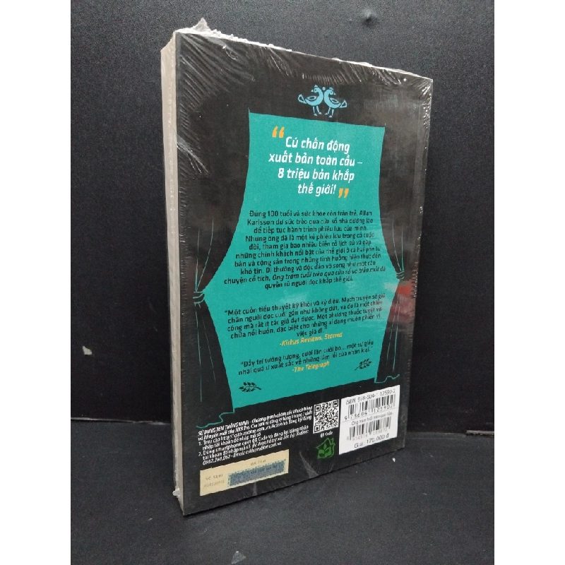 Ông trăm tuổi trèo qua cửa sổ và biến mất Jonas Jonasson mới 100% HCM.ASB1809 448208