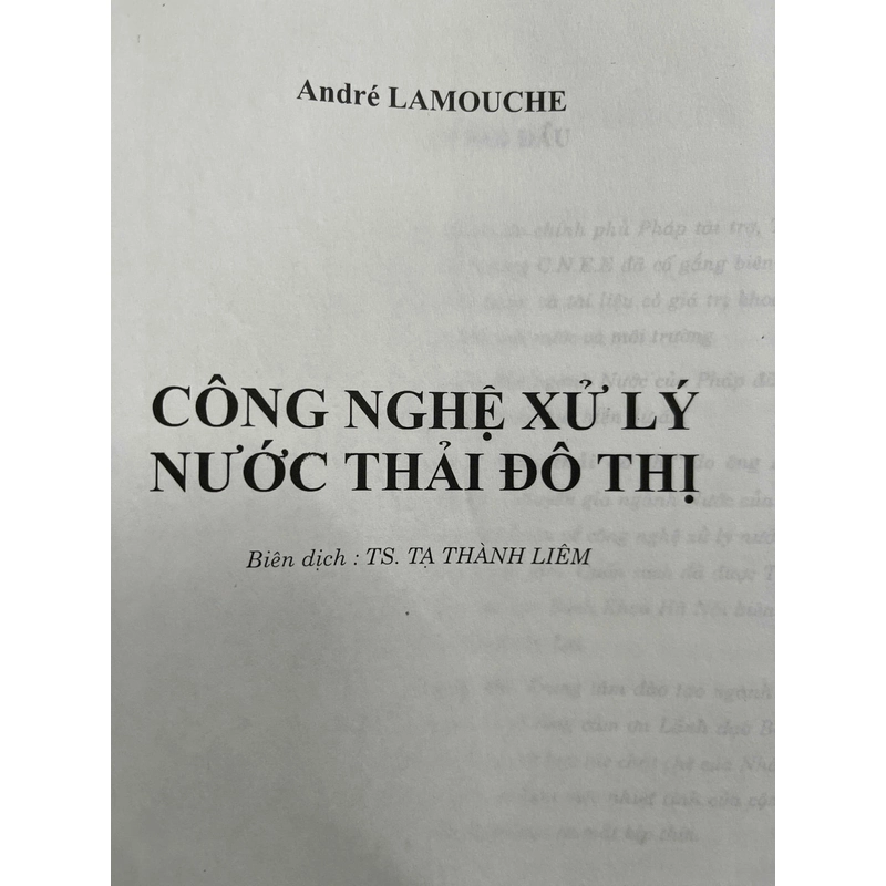 CÔNG NGHỆ XỬ LÝ NƯỚC THẢI ĐÔ THỊ 497250