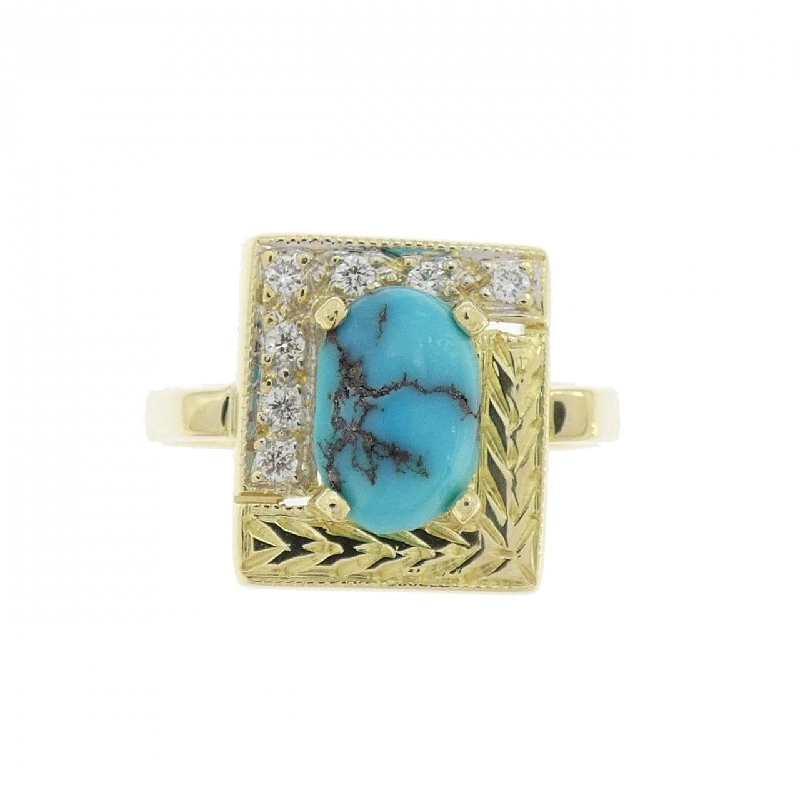 Nhẫn Turquoise 18KYG/18KWG 666126