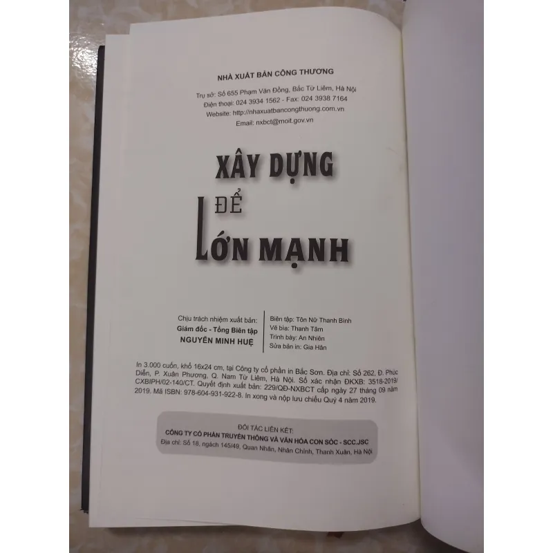 Sách: Xây dựng để lớn mạnh - TG: Royston Guest (Bìa cứng) 733296