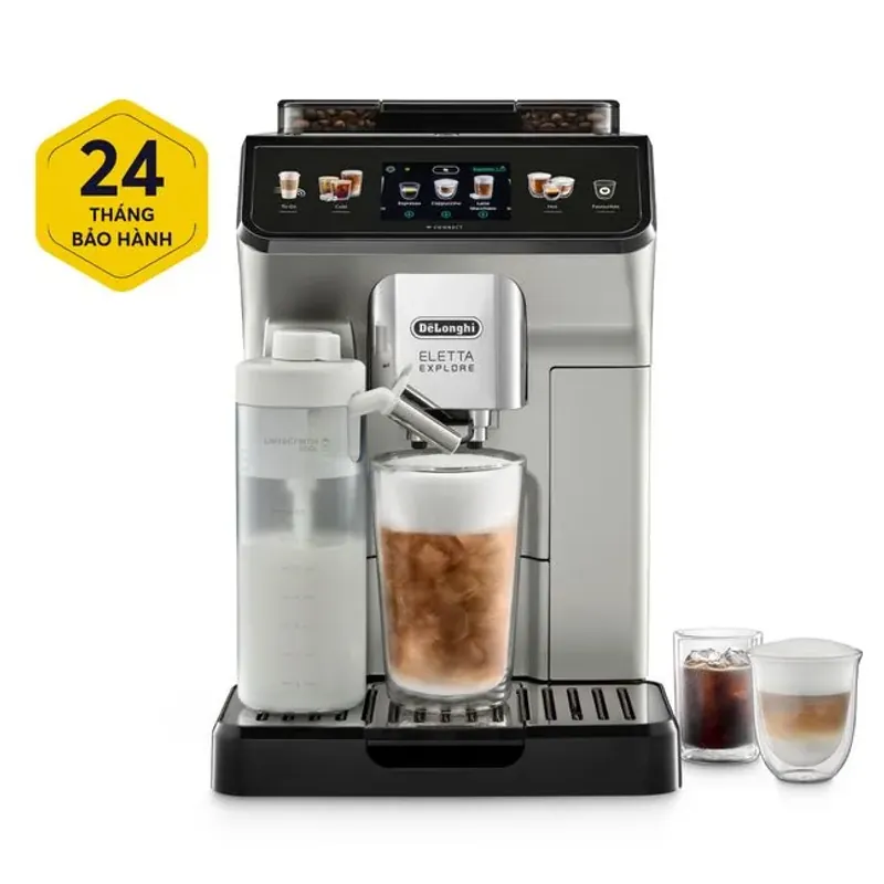 ☕ DeLonghi Eletta Explore ECAM450.65.S – Máy pha cà phê tự động nóng & lạnh đỉnh cao! 732715