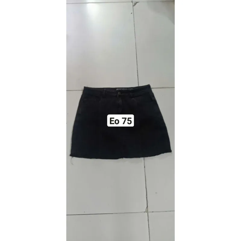 Chân váy Jean đen eo 75 989758
