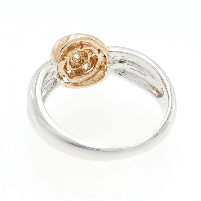 Nhẫn kim cương hoa K18WG/K18PG 0.37CT 668815