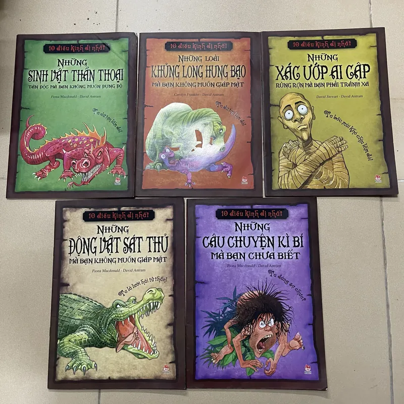 10 điều kinh dị nhất combo 5 cuốn (c43) 705400