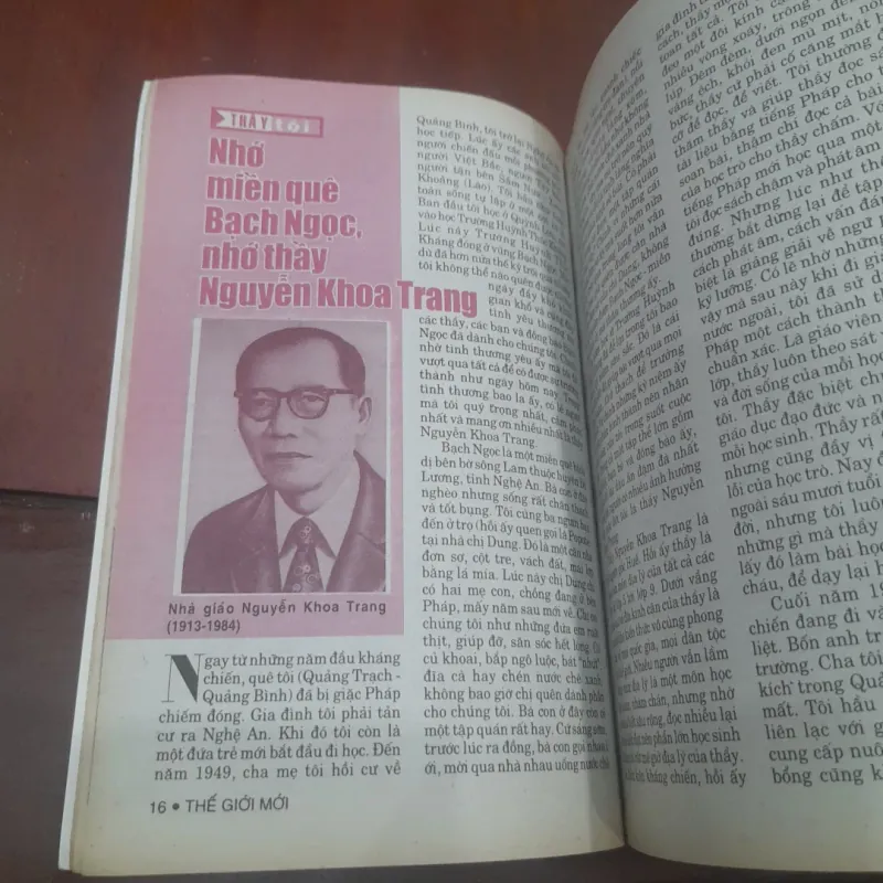 THẾ GIỚI MỚI số 498 ngày 5.8.2002 752197