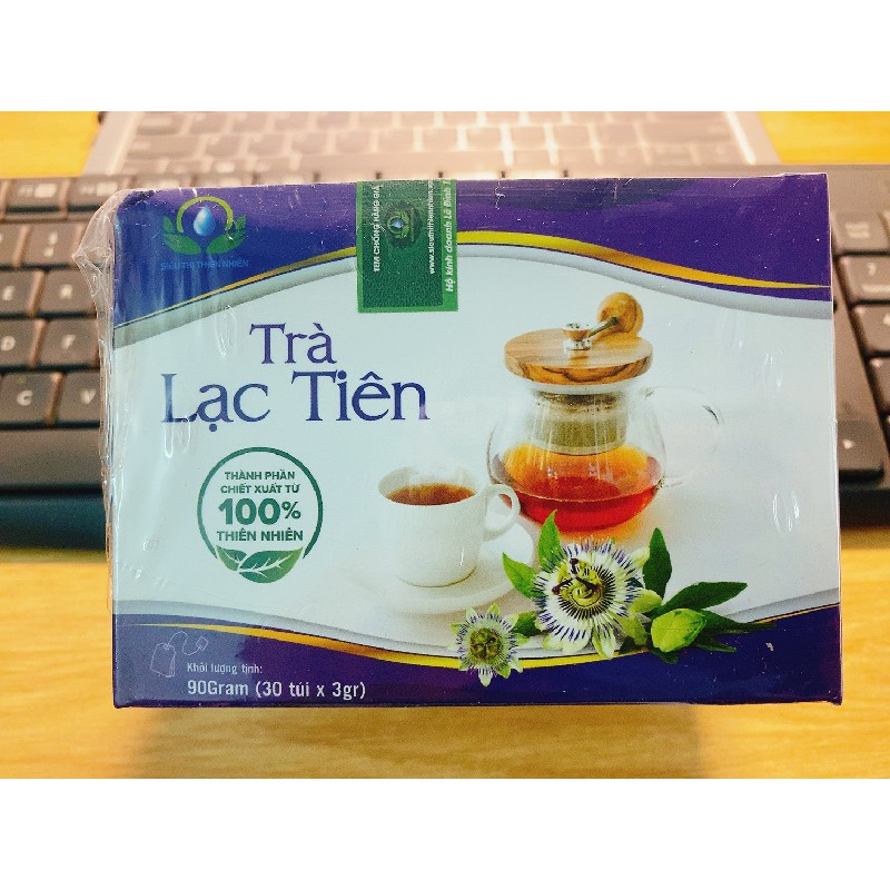 [MUA 4 TẶNG 1] Trà Lạc Tiên giúp ngủ ngon, an thần - hộp 30 Túi Lọc 10006