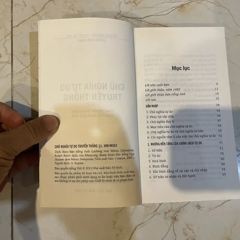 Chủ nghĩa tự do truyền thống - Ludwig Von Mises  (9) 992253