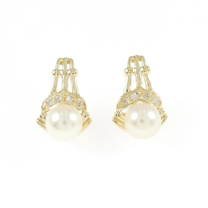 K18YG Bông tai ngọc trai Akoya 5.9mm - Hàng hiệu Chính hãng 863530