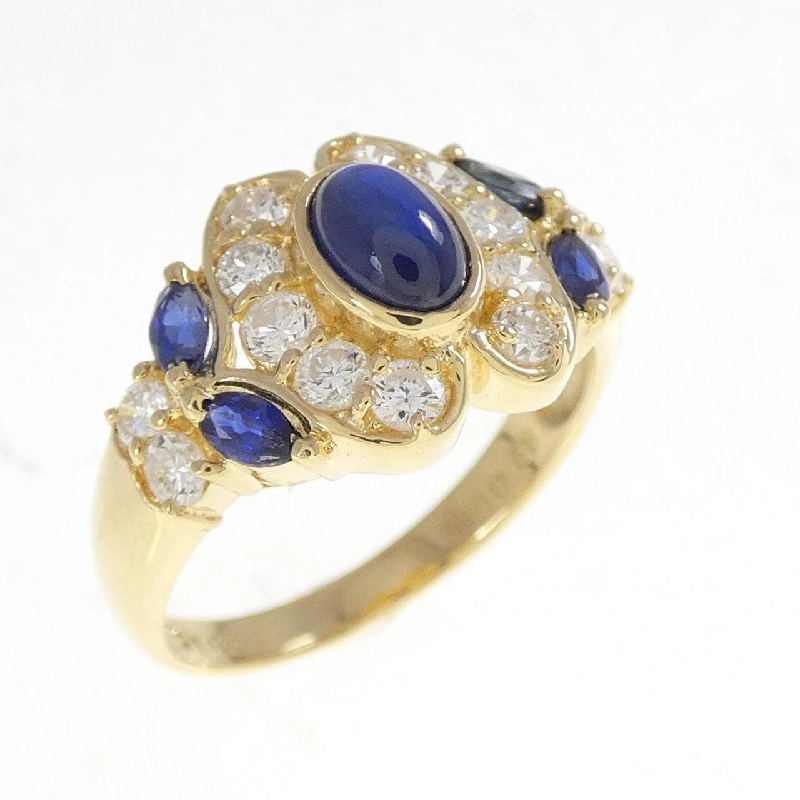 Nhẫn Sapphire K18YG 1.06CT - Hàng hiệu Chính hãng 853374