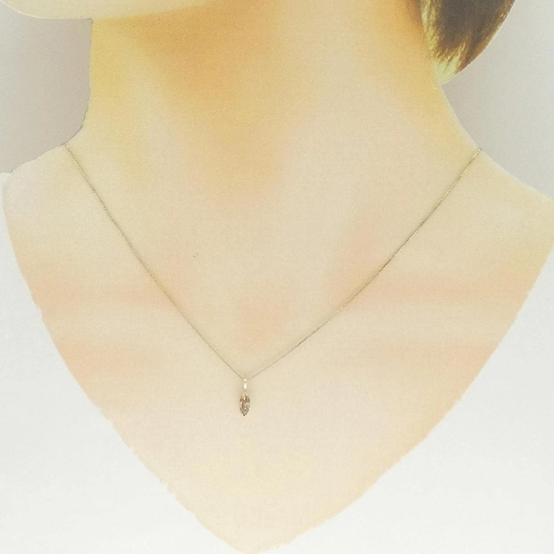 K10YG Dây chuyền kim cương 0.31CT - Hàng hiệu Chính hãng 858134