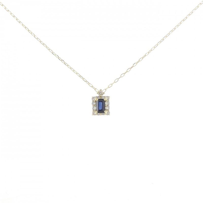 K18YG Dây chuyền Sapphire 0.12CT - Hàng hiệu Chính hãng 862537