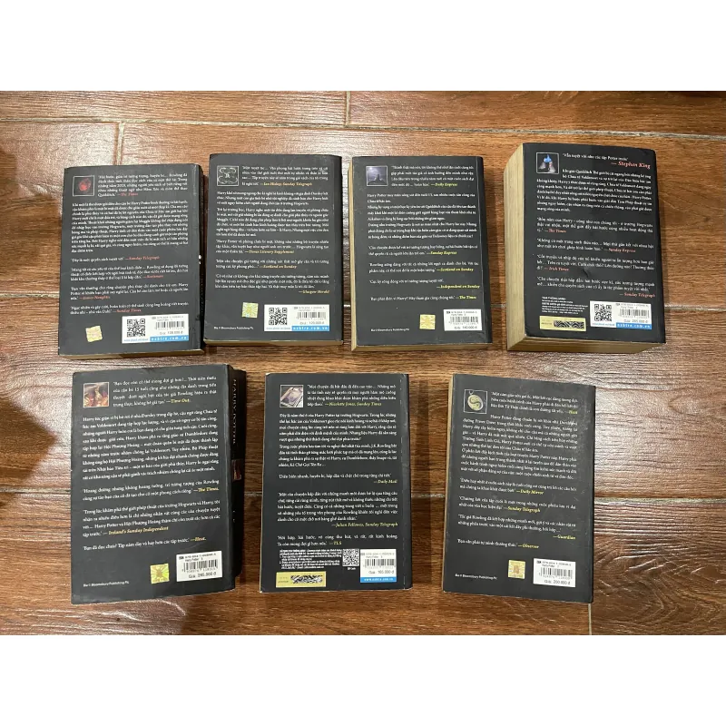 Harry Potter bộ bìa đen full bộ 7 tập 779967