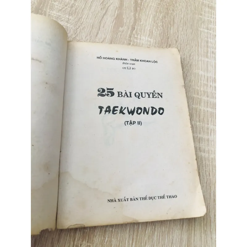 BỘ 2 TẬP 25 BÀI QUYỀN TAEKWONDO   991547
