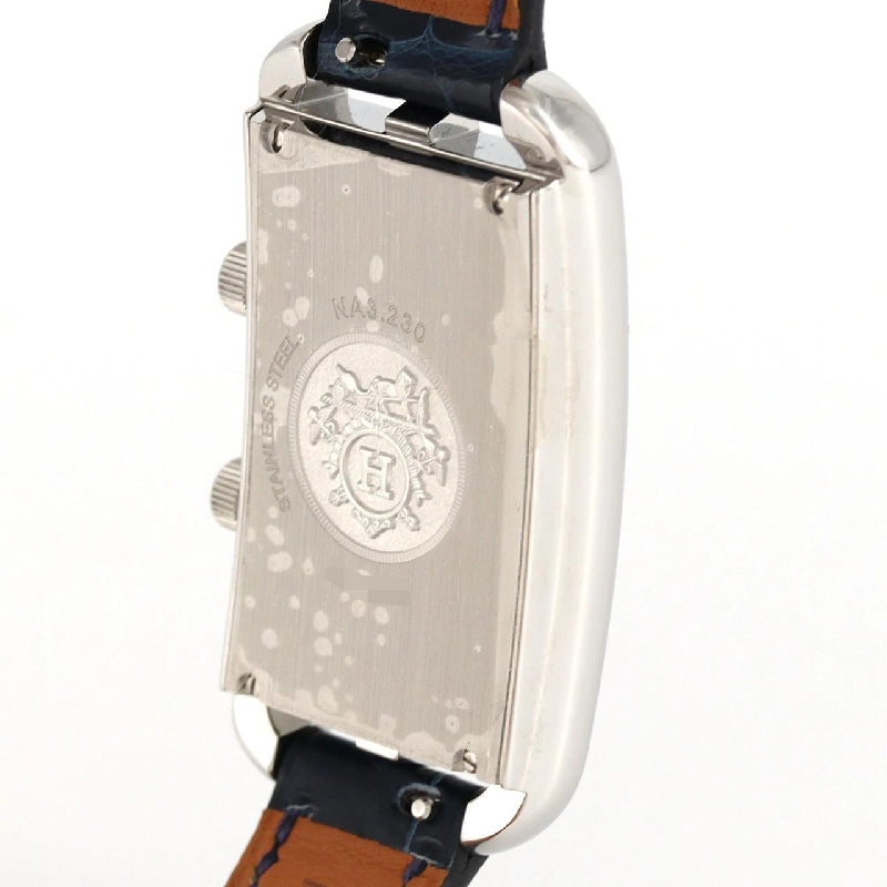 Hermès Nantucket Dual Time/D･4P NA3.230 SS Quartz - Hàng hiệu Chính hãng 876416