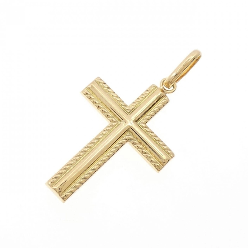 K18YG Mặt dây chuyền hình chữ thập - Hàng hiệu Chính hãng 862283