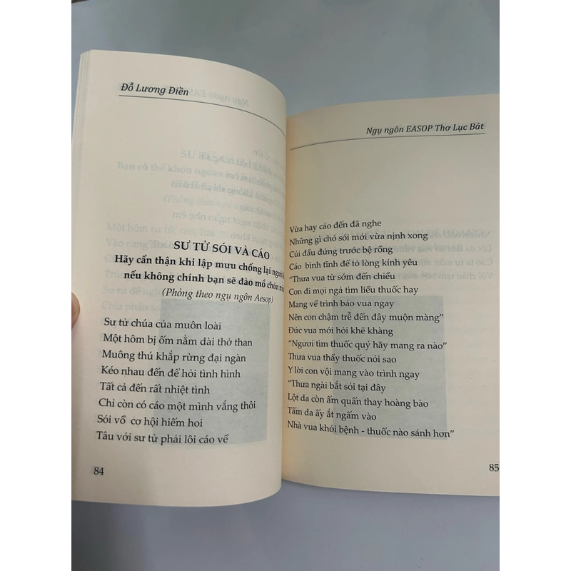 Ngụ ngôn aesop - thơ lục bát 453775