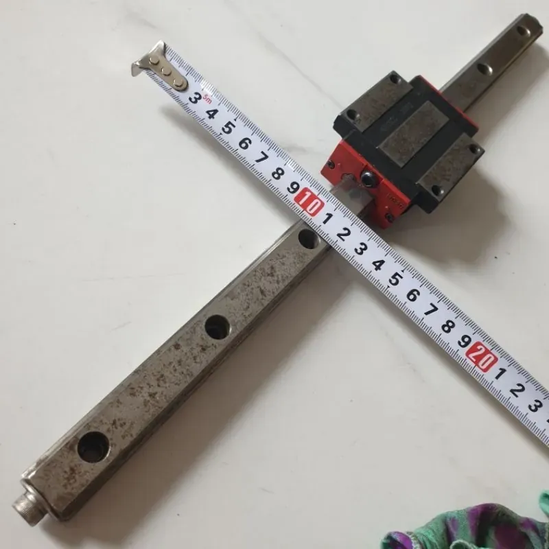 [bản 20] ray HG20 HC20 dài 400 mm có cánh 2 đầu ốc M6 chế máy tiện phay xy 674290