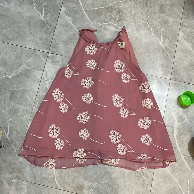 Áo yếm Hạ Uyên Rubies màu tím hoa kem S như mới 482966