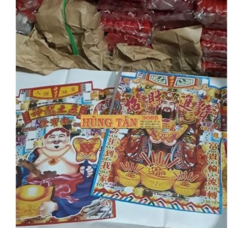 Bộ Giấy Cúng Thần Tài Ông Địa Đài Loan Việt Hóa 781002