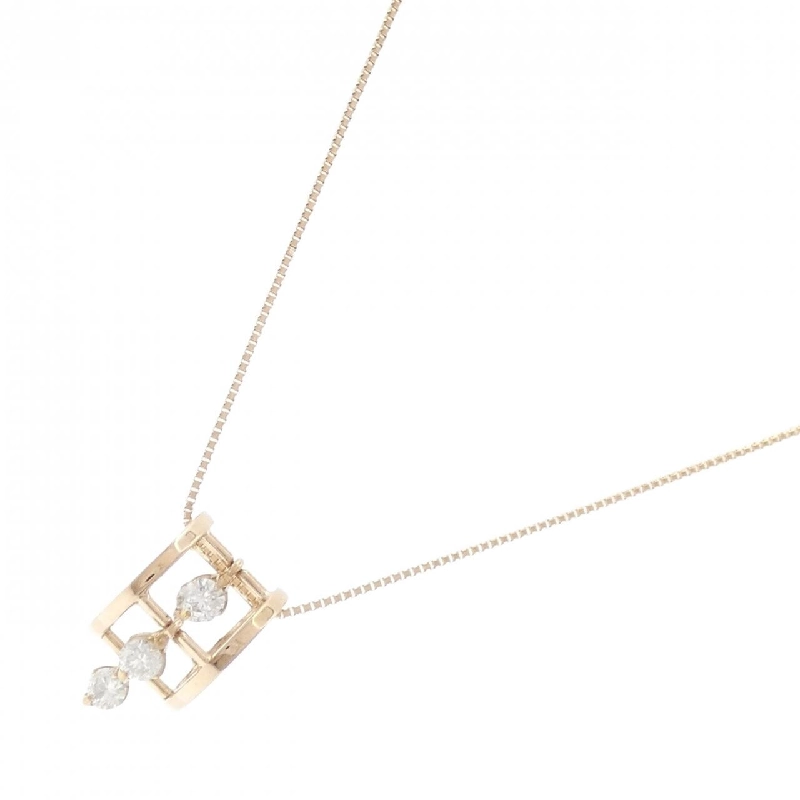 K18PG Dây chuyền kim cương 0.51CT - Hàng hiệu Chính hãng 859552