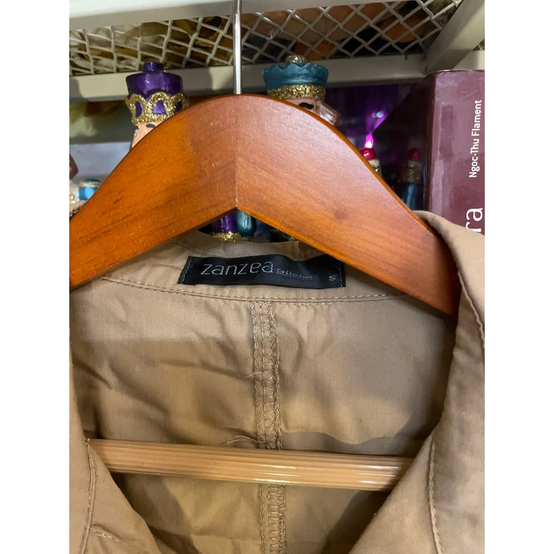 Áo Sơ Mi nâu, Zanzea, Size M 521319