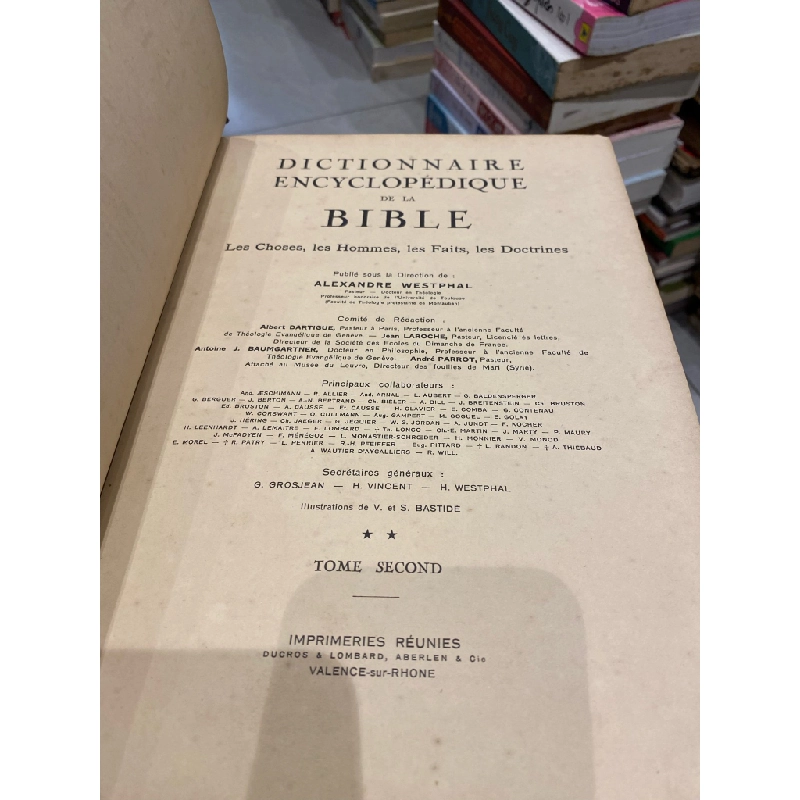 Dictionnaire Encyclopédique de la Bible, tome 1,2, 1932 – Alexandre Westphal 247231