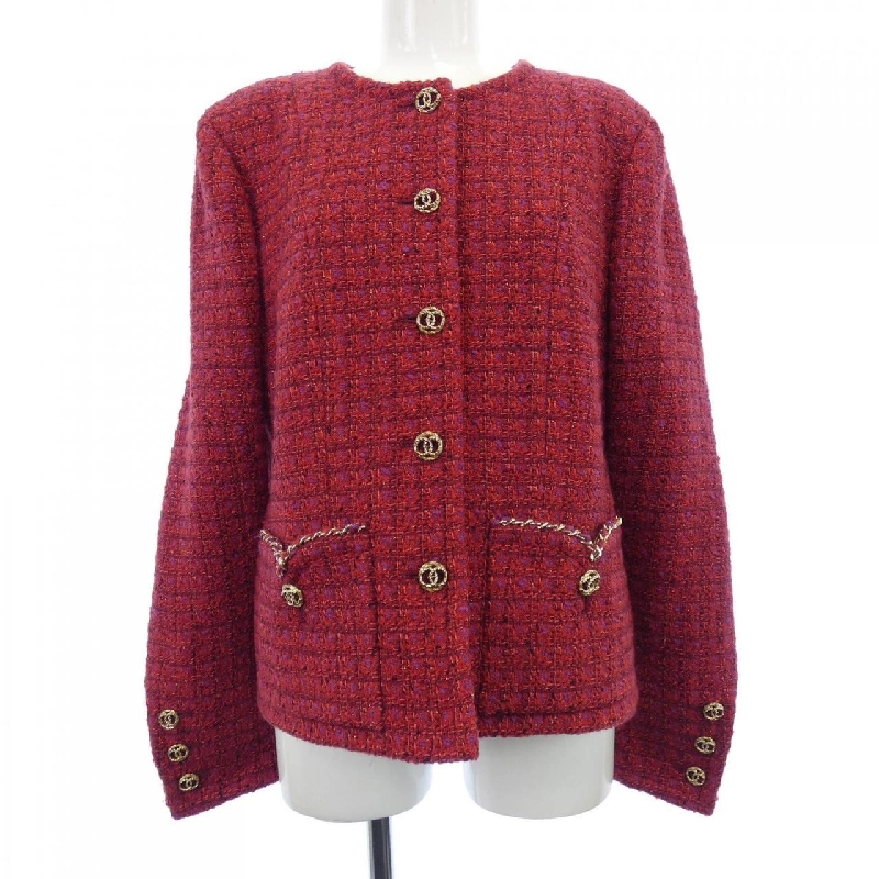 CHANEL LOOK7 P75484V60450 23B Áo khoác không cổ - Hàng hiệu Chính hãng 822302