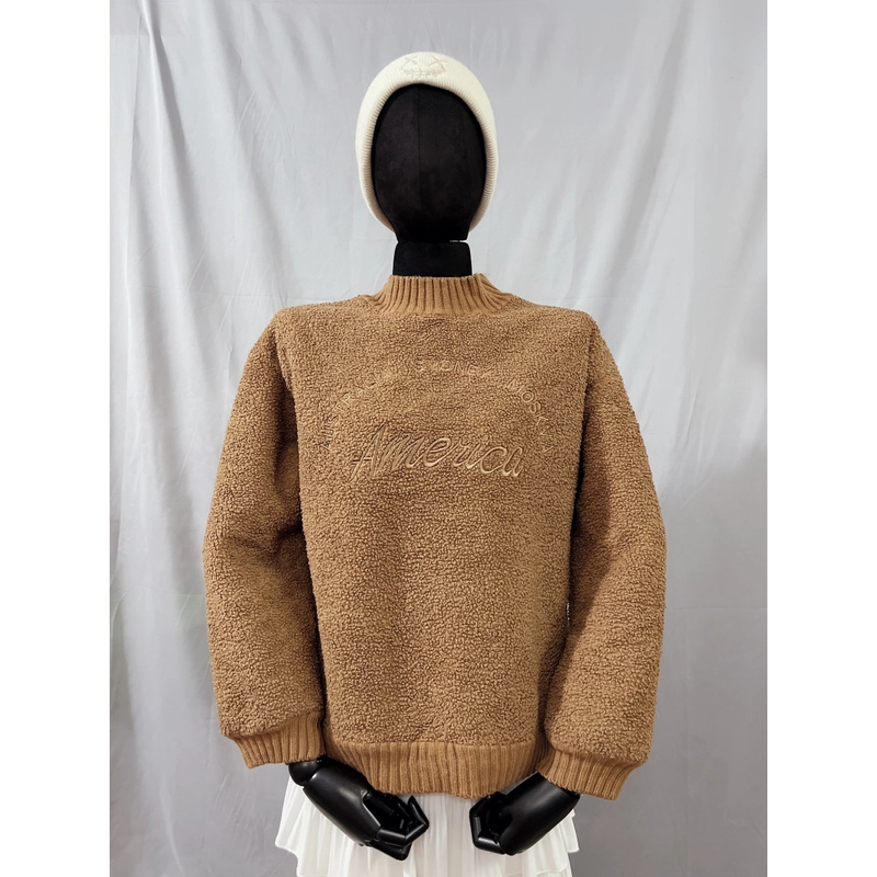 Áo sweater lông cừu lót lông 2 lớp dày dặn 327475