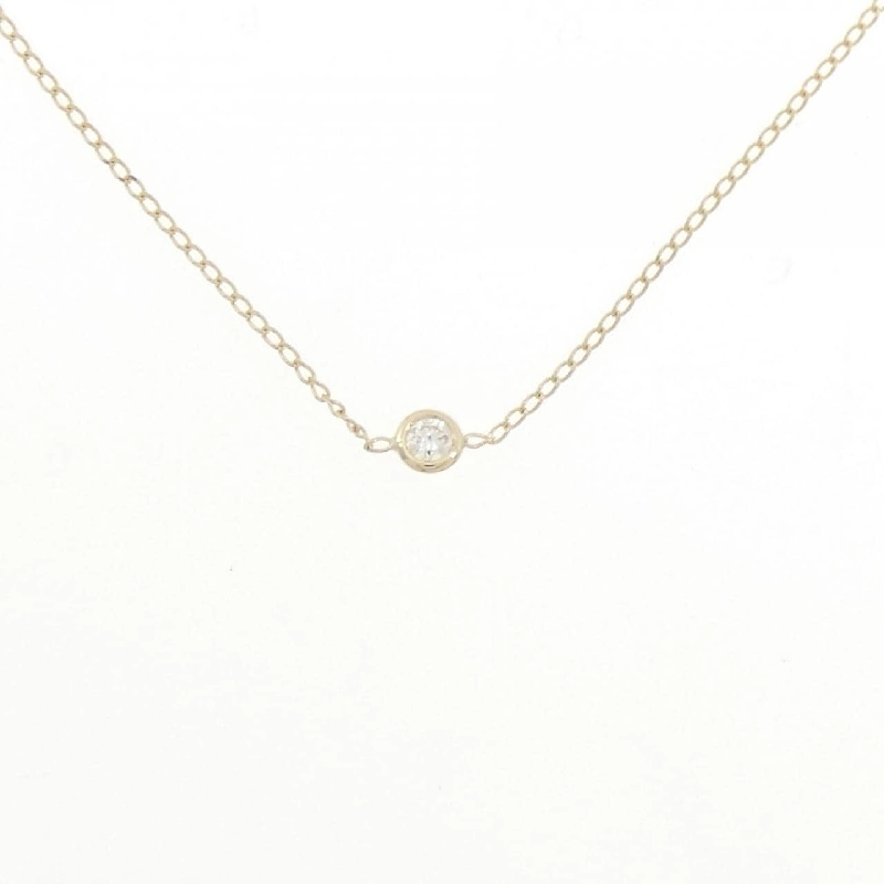 K10YG Solitaire Dây chuyền kim cương - Hàng hiệu Authentic 861036