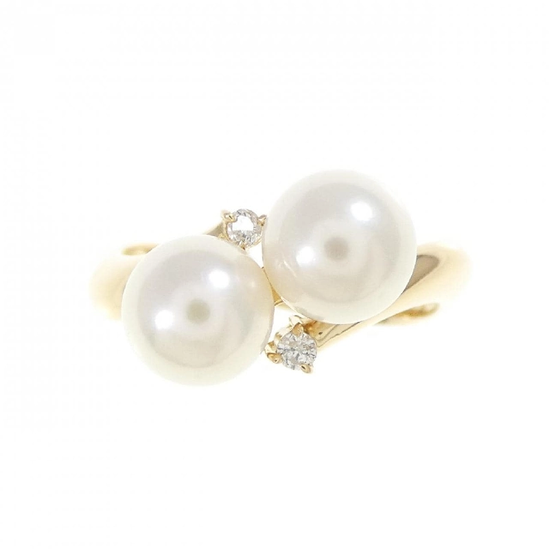 Nhẫn ngọc trai Akoya K18YG - Hàng hiệu Authentic 854227