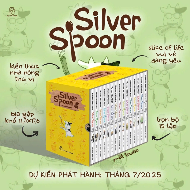 Boxset Silver Spoon (Hộp 15 Cuốn) - NXB Trẻ 521147