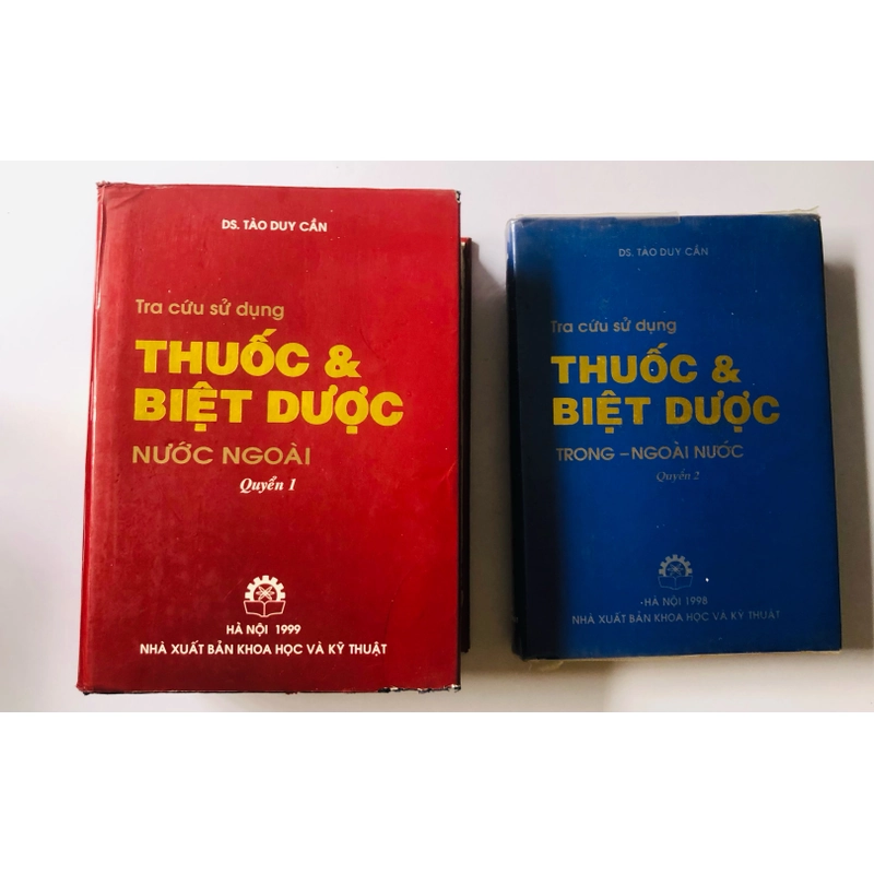 BỘ 2 TẬP TRA CỨU SỬ DỤNG THUỐC & BIỆT DƯỢC TRONG - NGOÀI NƯỚC  454406